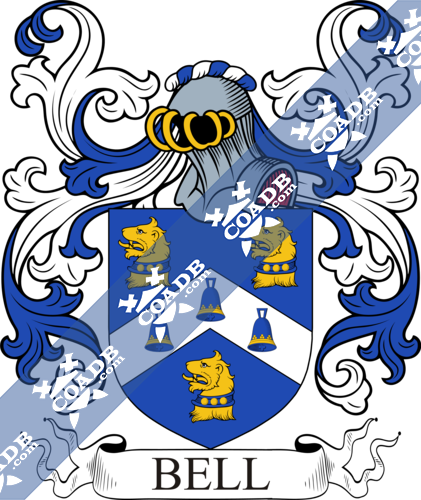 bell-family-crest-coat-of-arms-and-name-history-coadb-eledge