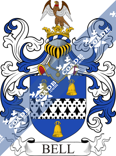 bell-family-crest-coat-of-arms-and-name-history-coadb-eledge