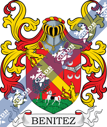 Benitez Family Crest Coat Of Arms And Name History