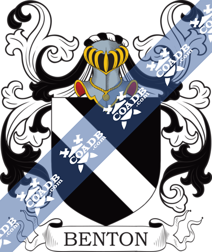 Benton Family Crest Coat Of Arms And Name History