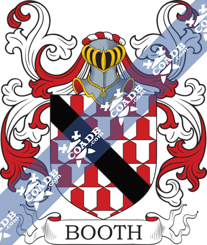 Booth Name Meaning, Family History, Family Crest & Coats of Arms