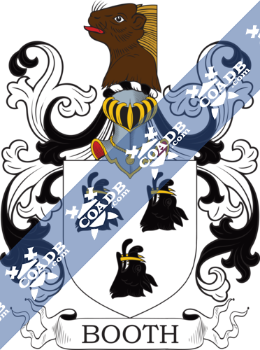 Booth Name Meaning, Family History, Family Crest & Coats of Arms