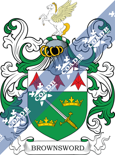 Brownsword Family Crest, Coat of Arms and Name History