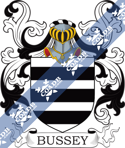 Bussey Family Crest, Coat of Arms and Name History