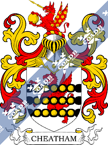 Cheatham Family Crest, Coat of Arms and Name History