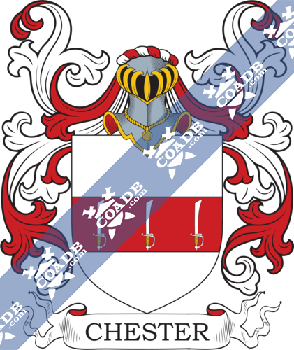 Chester Family Crest, Coat of Arms and Name History – COADB / Eledge ...