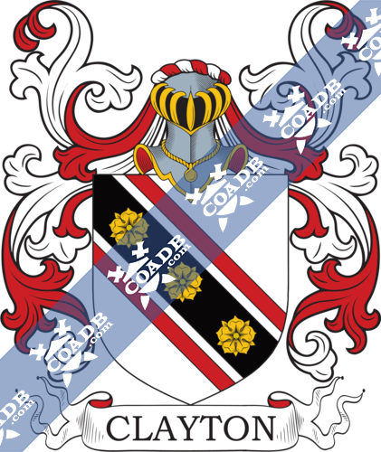 Clayton Family Crest, Coat of Arms and Name History – COADB / Eledge Family  Genealogy