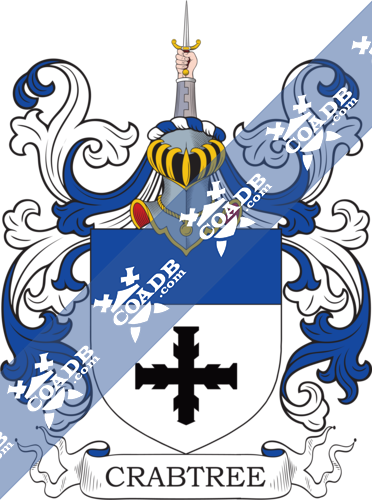 Crabtree Family Crest, Coat of Arms and Name History