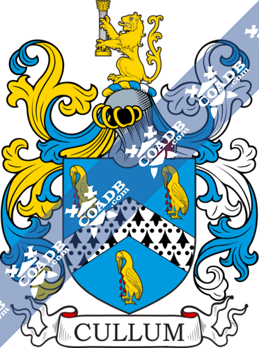 Cullum Family Crest, Coat of Arms and Name History