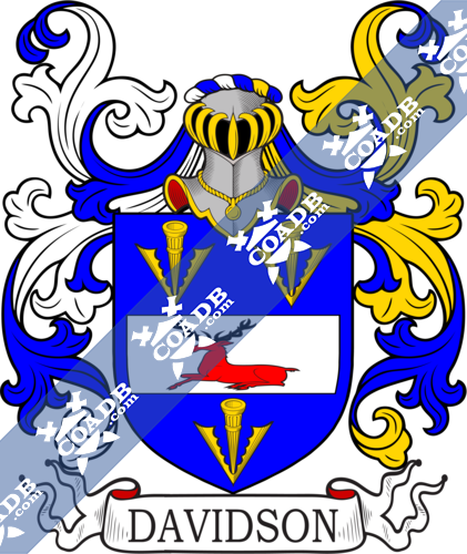 Davidson Family Crest, Coat of Arms and Name History