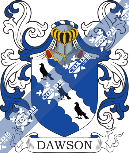 dawson-family-crest-coat-of-arms-and-name-history-coadb-eledge