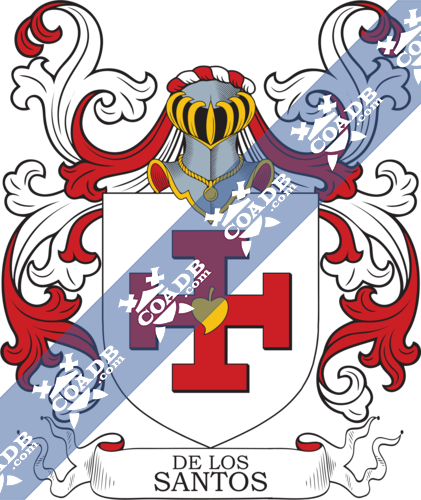 De Los Santos Family Crest, Coat of Arms and Name History