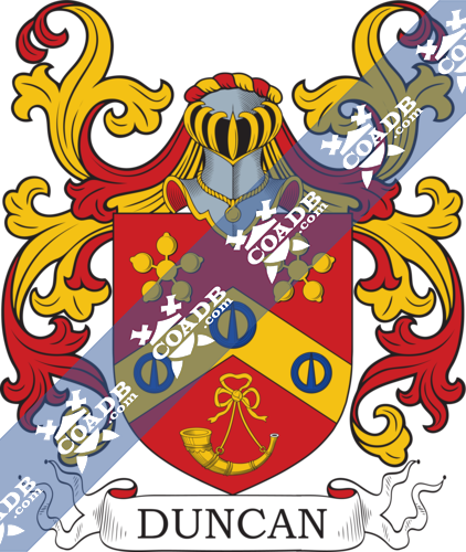 Duncan Family Crest Coat Of Arms And Name History