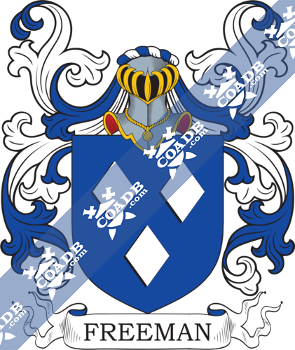 Freer Family Crest, Coat of Arms and Name History