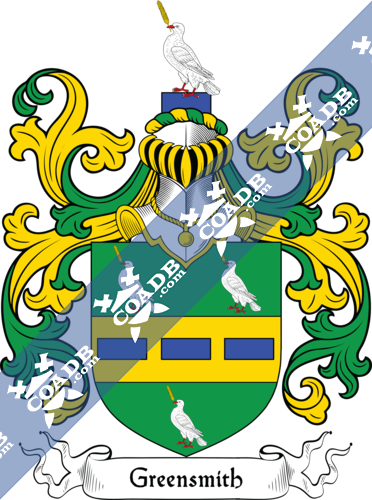 Green Family Crest, Coat of Arms and Name History – COADB / Eledge