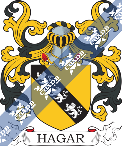 Hagar Family Crest, Coat of Arms and Name History – COADB / Eledge Family  Genealogy