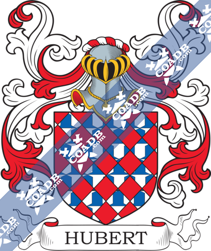 Hubert Family Crest, Coat of Arms and Name History