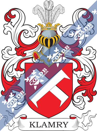 Klamry Family Crest, Coat of Arms and Name History – COADB / Eledge ...