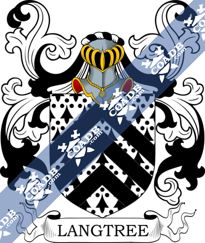 Langtree Family Crest, Coat of Arms and Name History