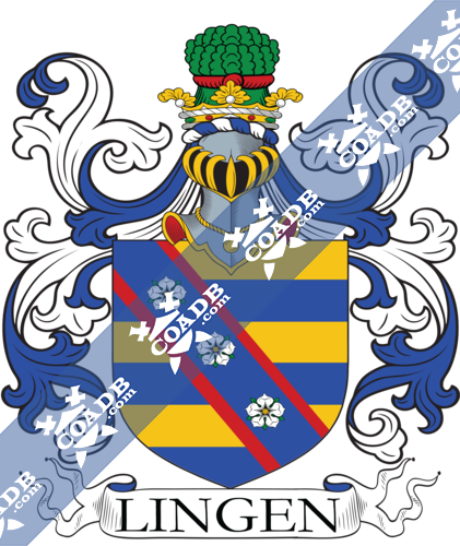 Lingen Family Crest Coat Of Arms And Name History