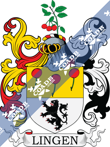 Lingen Family Crest Coat Of Arms And Name History