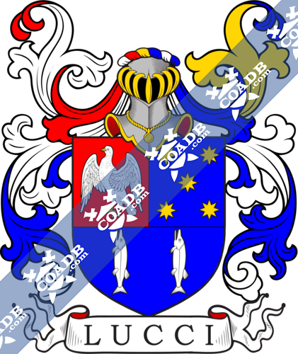 Lucci Family Crest, Coat of Arms and Name History – COADB / Eledge