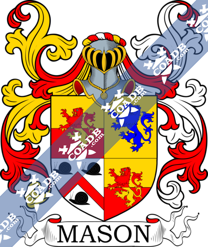 mason-family-crest-coat-of-arms-and-name-history-coadb-eledge