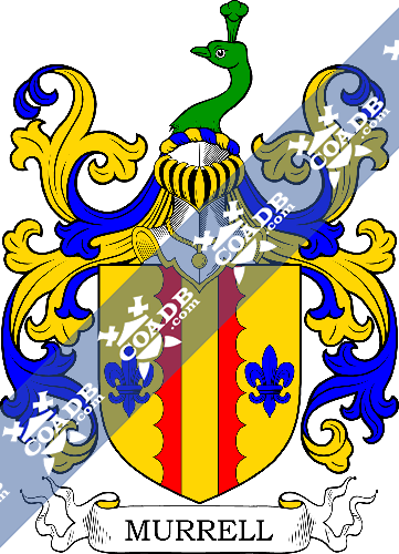 Murrell Family Crest, Coat of Arms and Name History