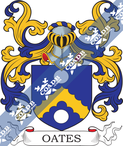 Oates Family Crest Coat Of Arms And Name History
