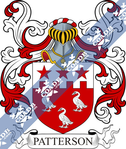 Patton Family Crest Coat Of Arms And Name History