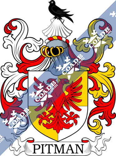 Pitman Family Crest, Coat of Arms and Name History