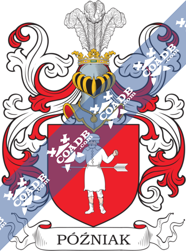 Pozniak Family Crest, Coat of Arms and Name History – COADB / Eledge ...