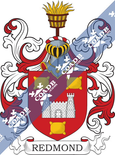 Redmond Family Crest, Coat of Arms and Name History – COADB / Eledge Family  Genealogy