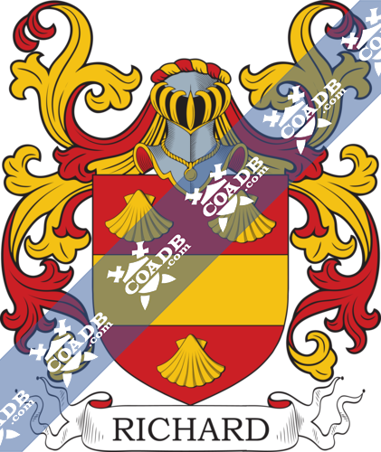 richards-family-crest-coat-of-arms-and-name-history-coadb