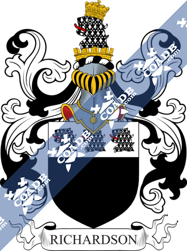 Richardson Irish Coat of Arms Humidor