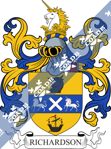 Richardson Irish Coat of Arms Humidor