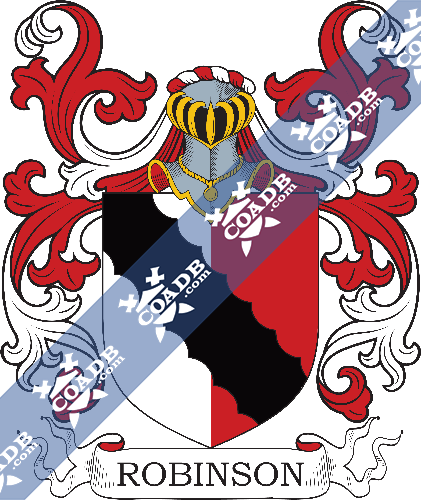 Robinson Coat of Arms / Robinson Family Crest Greeting Card for