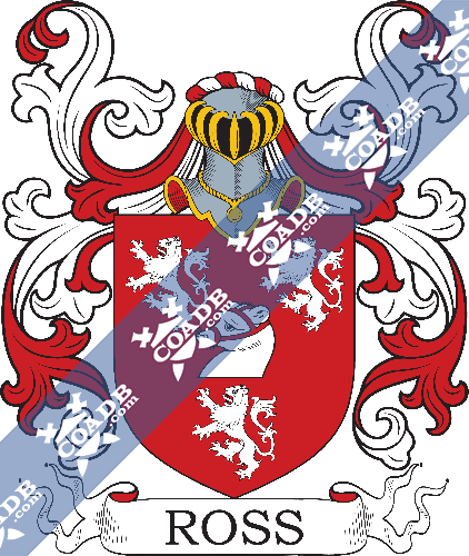 Ross Family Crest, Coat of Arms and Name History – COADB / Eledge ...