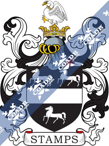 Stamps Family Crest Coat of Arms and Name History COADB