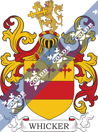 Whicker Family Crest, Coat of Arms and Name History – COADB / Eledge ...