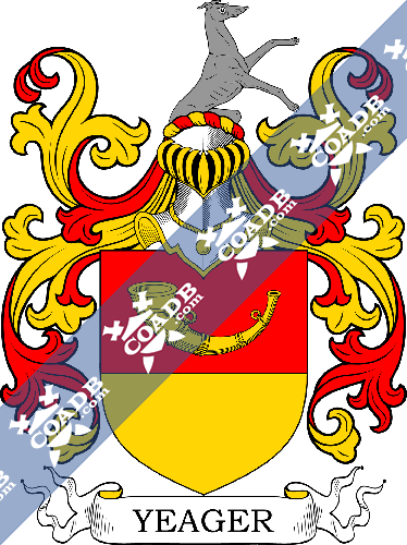 Yeager Family Crest, Coat of Arms and Name History